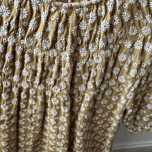 Madewell embroidered daisy top Small - Picture 4 of 5